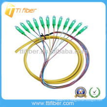 SC / APC одномодовый 12 волоконный кабель оптоволоконный кабель